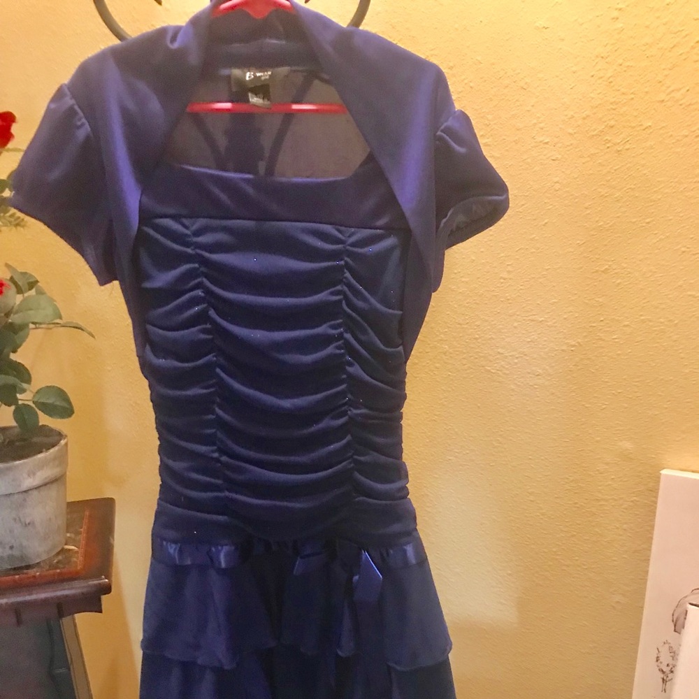 Girls Formal Royal Blue Dress